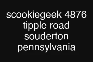 scookiegeek 4876 tipple road souderton pennsylvania